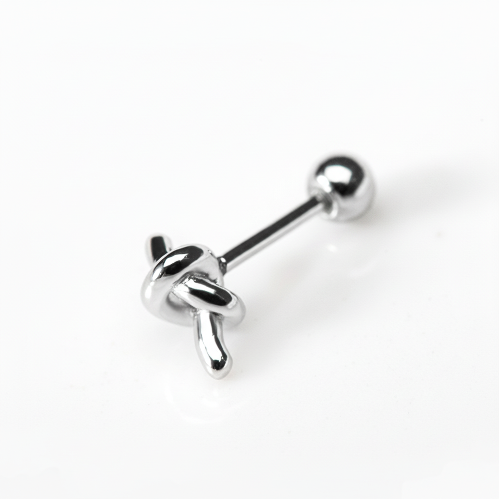 Silver Knot Piercing