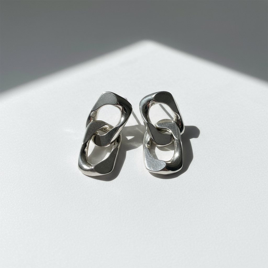 자연광 그림자 귀걸이