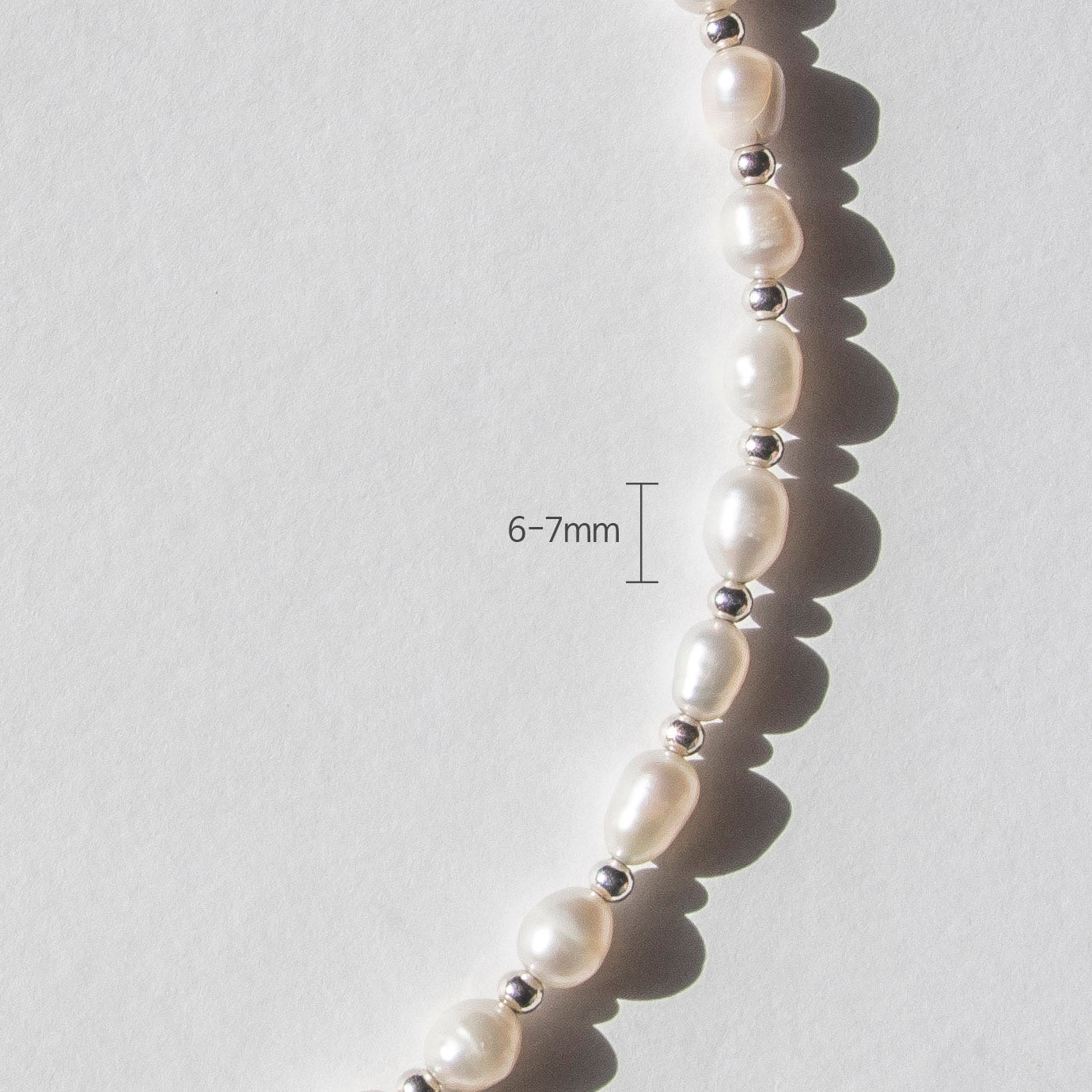 Pearl & Silver Bead Necklace