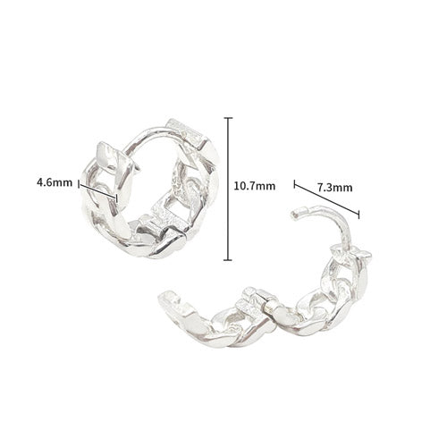 Chain Hoop Earrings