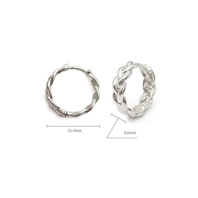 Twist Hoop Earrings