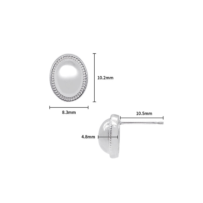 Elliptic Dome Earrings